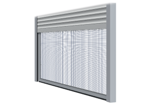Flyscreen Panel Screens in White 100x230cm 4 Panels 