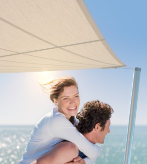 KESSER® Sonnensegel Sonnenschutz Windschutz | HDPE Gewebe | wasserabweisend  & windabweisend | 5-Fach quer vernäht robust & stabil Schattenspender