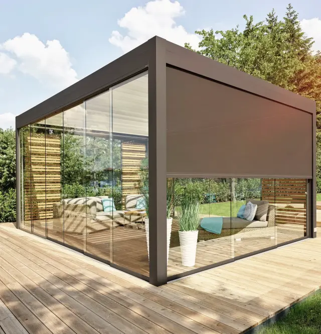 Side sash frames and shading for your patio cover