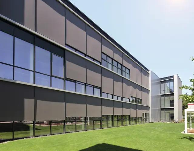 Window awning from WAREMA