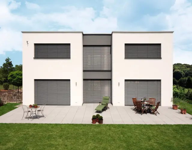 Buitenjaloezieën Jaloezieën Voorbouw-buitenjaloezieën Zonwering WAREMA