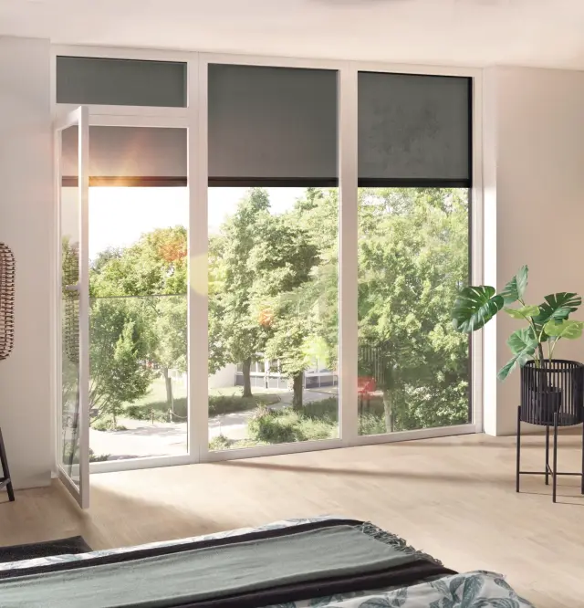 Verticaal screen zonwering van WAREMA