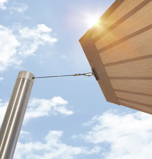Fixations pour voile d'ombrage WAREMA