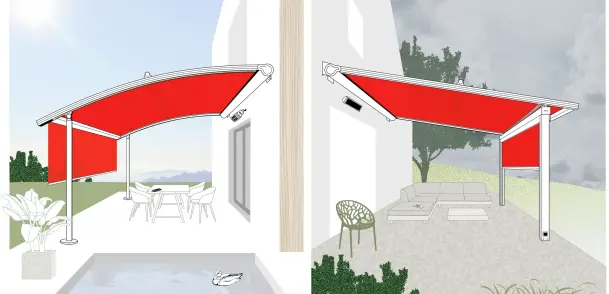 ShadeMart SMTAPT08 - Tenda parasole a vela triangolo SMTAPT08, impermeabile e resistente ai raggi UV, resistente, cortile coperto per esterni