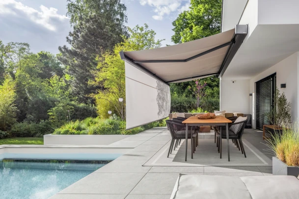 Sichtschutz Markise fr Terrasse & Balkon | WAREMA