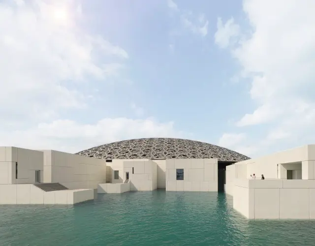 Gestion de la lumière Louvre Abou Dabi protection solaire