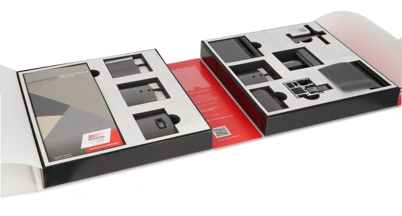 Catalogo highlight e scatola di campioni | WAREMA ARCHITECTs, image size:1366x733