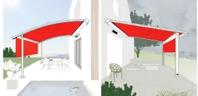 Vela Ombreggiante Ankuka 4x5m Arancione - Impermeabile Con Protezione UV 98% Per Esterno - Foto 12