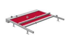 Illustration of conservatory awning w20 components