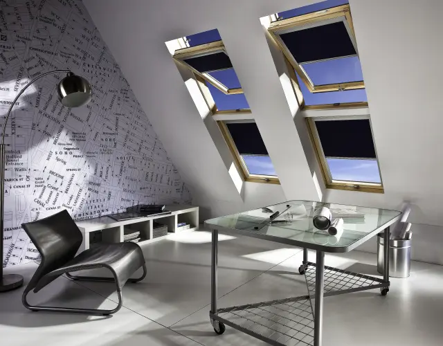 Innenliegender Sonnenschutz von Anwis