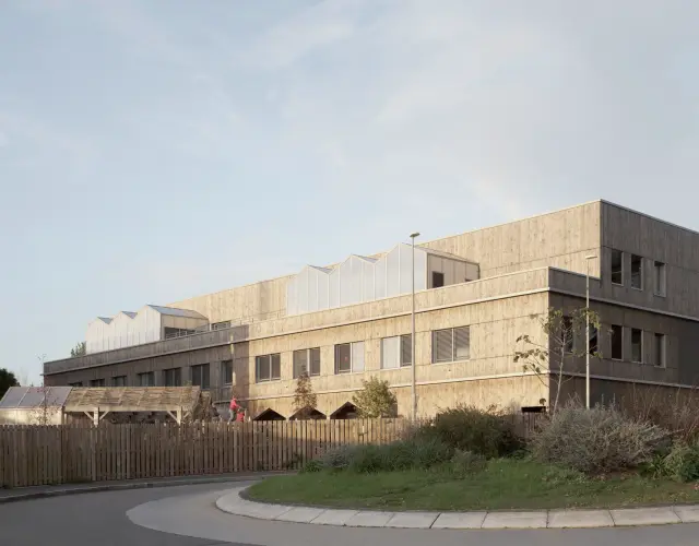 Außenansicht Neubau Grundschule