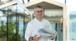 Günter Huber im Sun Forum in Salzburg