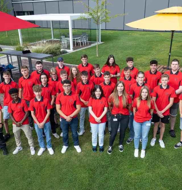 Gruppenfoto der neuen Auszubildenden