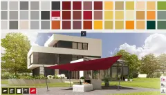 Screenshot kleurselectie collectie adviseur zonweringdoek