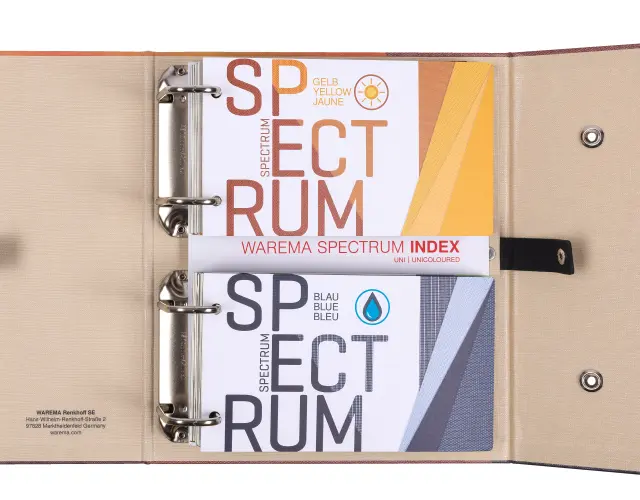 Warema Markisen-Kollektion Spectrum