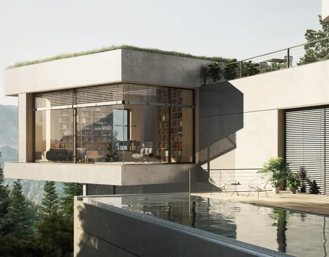 Warema Raffstore Ecksituation