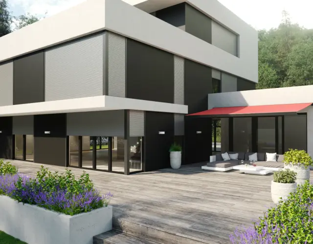 Warema Rollladen Sonnenschutzhaus